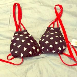 NWT stars bathing suit top